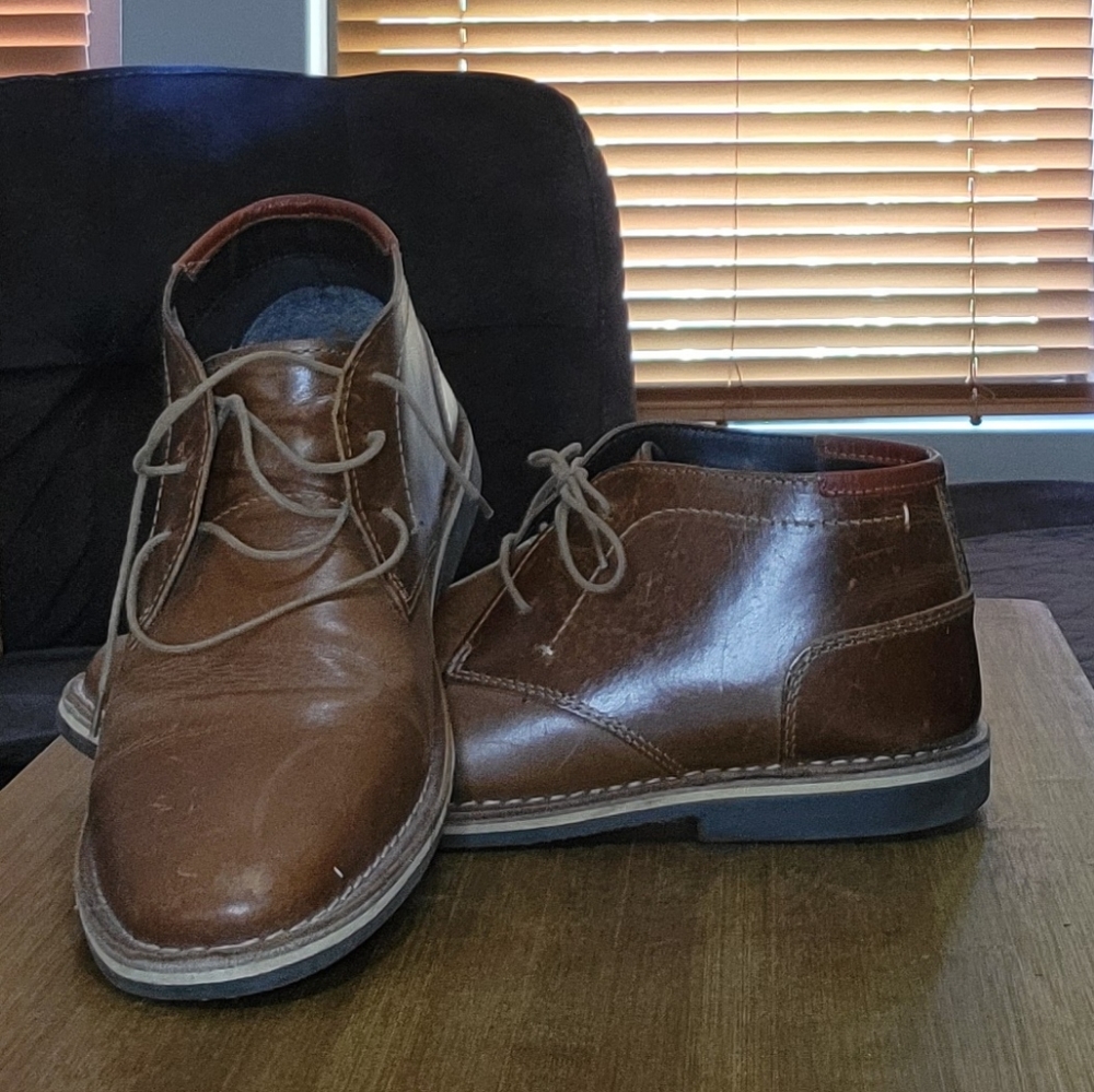 Steve Madden Harken Chukka Men's 11 Cognac